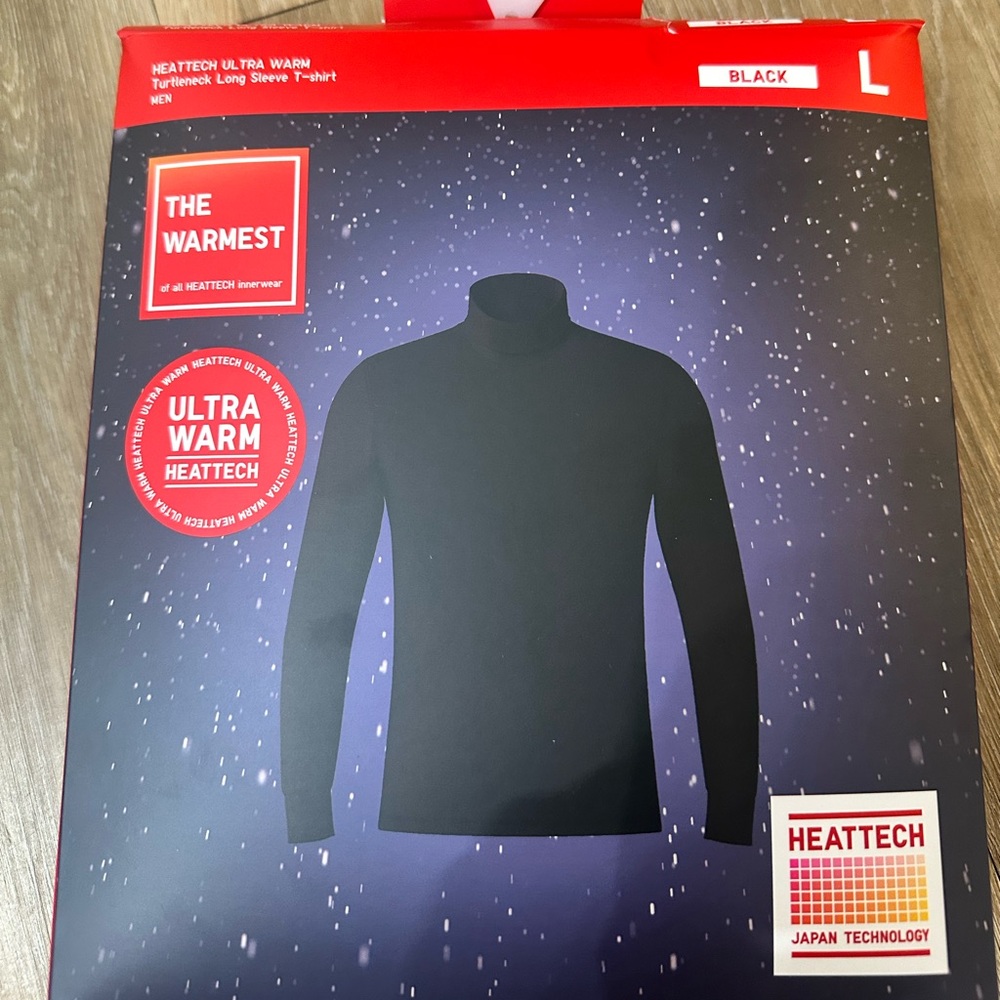 UNIQLO MENS HEAT TEACH THERMAL TOP AND PANT